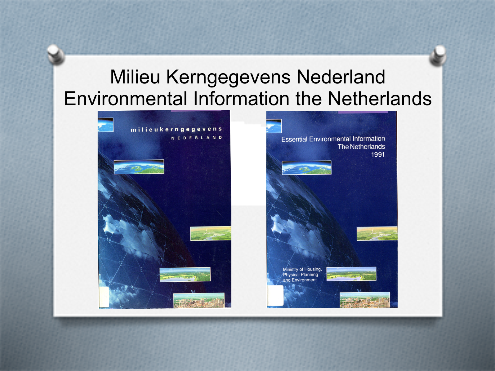 Milieukerngegevens Nederland
